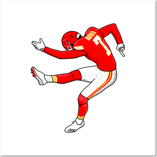 butker the football kicker Posters and Art